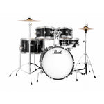 Pearl Roadshow Junior Drum Kit w/Cymbals - Jet Black